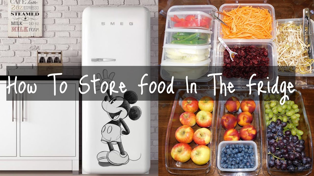 Fridge Organization- How To Store Food In The Fridge (Meal Prep Ideas) How To Store Nuts And Spices
