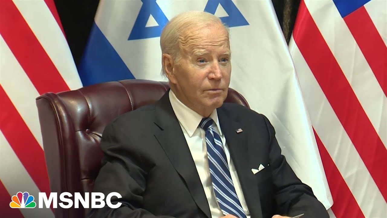 'You are not alone': Biden attends Israeli war cabinet meeting
