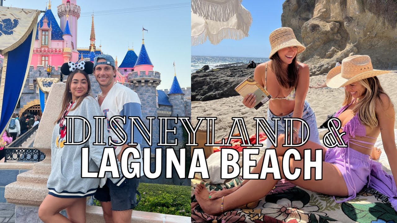 CALIFORNIA VLOG: Disneyland! Laguna Beach Home Decor Shopping, & Hanging w/ Friends | Julia & Hunter
