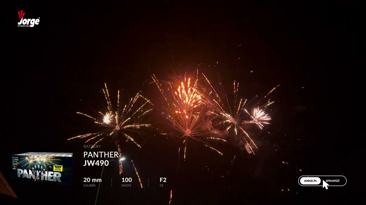 JW490 - PANTHER -  Fajerwerki JORGE! 4K