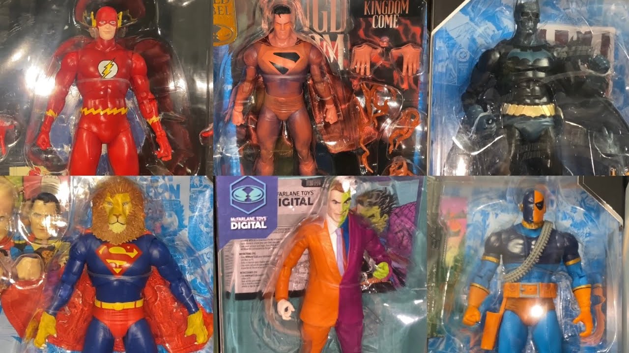 New McFarlane Toys Dc Comics action figures in stock big selection at Titan Toys 
