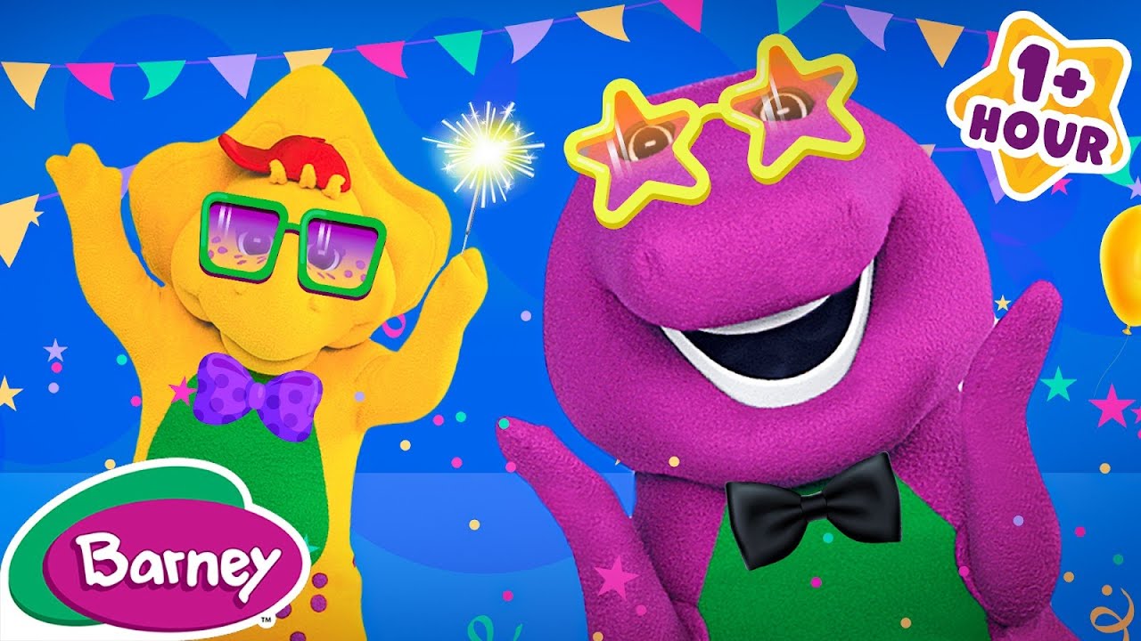 Let's Have A Party | Brain Break for Kids | Barney Nursery Rhymes and Kids Songs