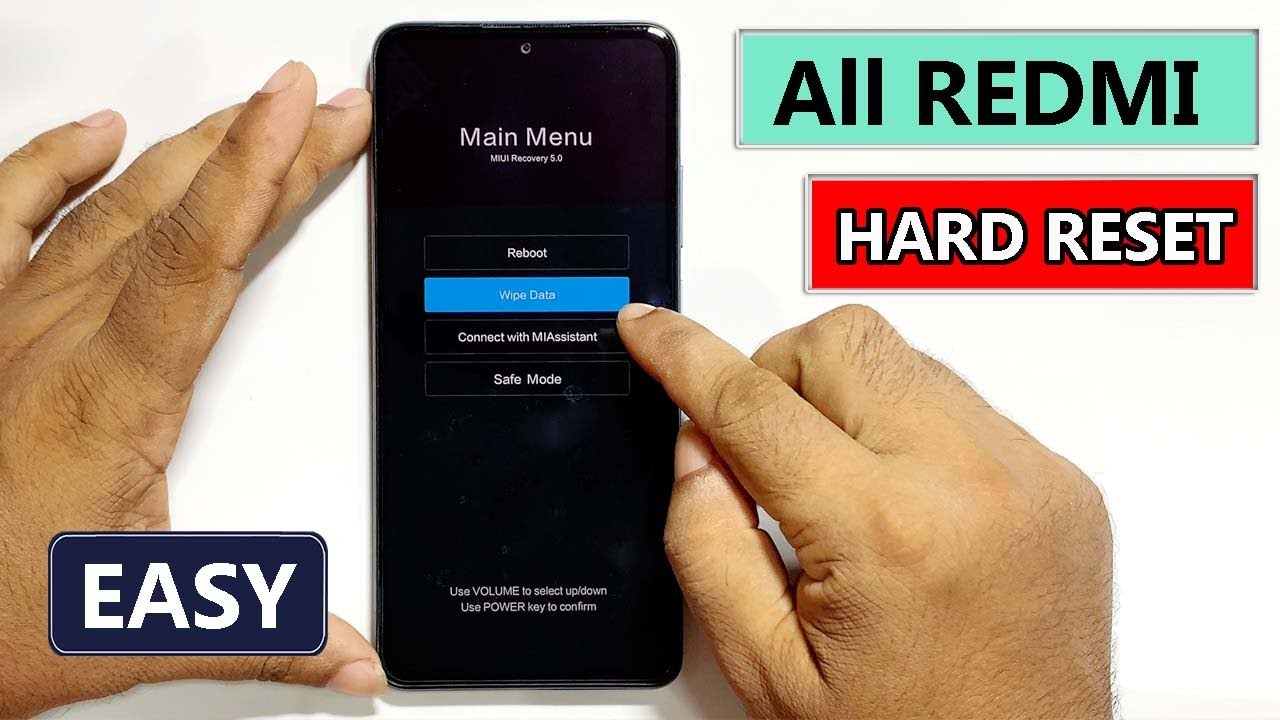 All Redmi Phones Hard Reset | Factory Reset | Wipe Data | Fix Lag & Crash (HyperOS / MIUI 15 ✔