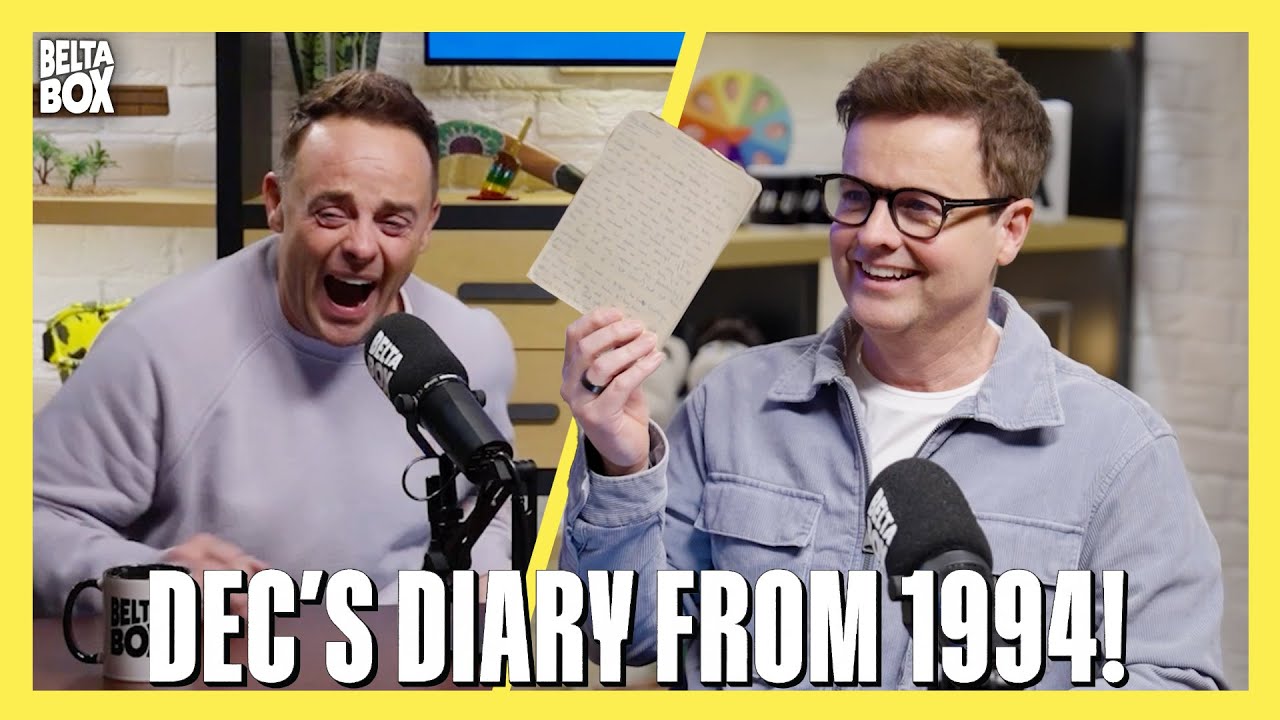 Dec finds his hilarious diary from 1994 | First Look! Hanging Out with Ant and Dec