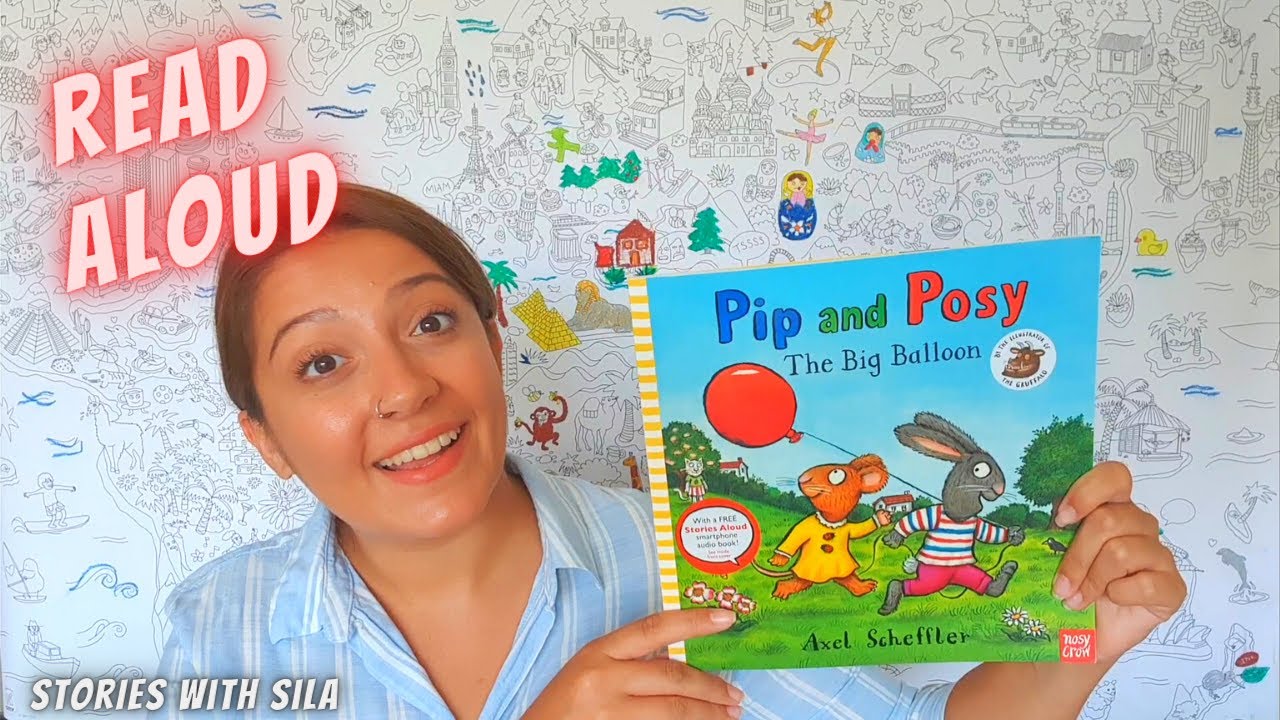 Pip and Posy - The Big Balloon | English Story Time | Read Aloud