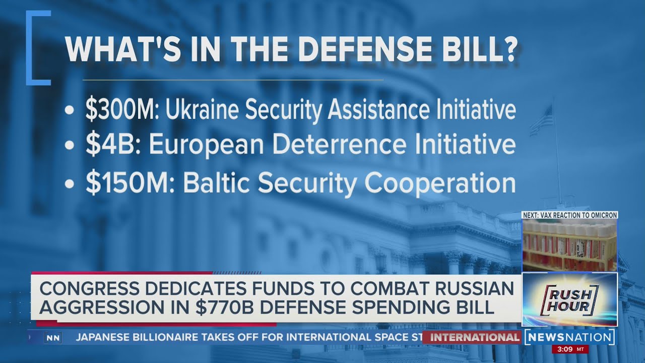 Congress dedicates funds to combat Russian aggression in $770B Defense Spending Bill | Rush Hour