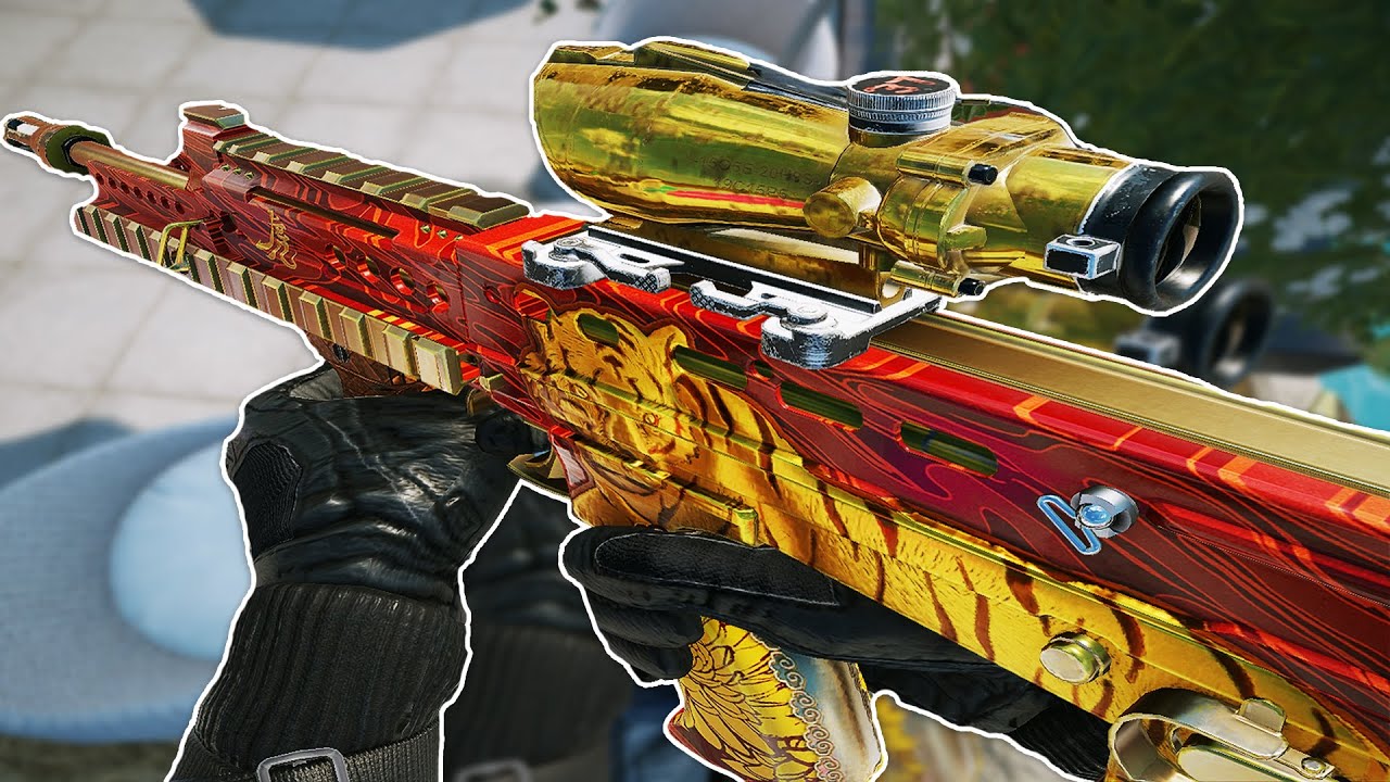 Y6S4 YEAR OF THE TIGER Weapon Skin + Gold Attachment Skin - Showcase IN-GAME - Rainbow Six Siege