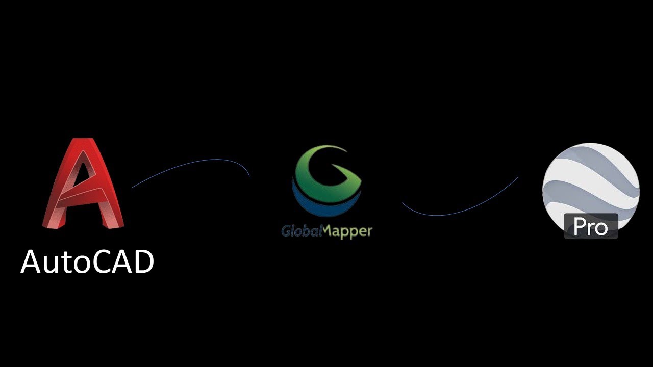 Conversión de archivo  AutoCAD .dwg a kmz/kml Google Earth con global mapper