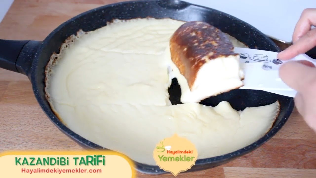 En Ucuz ve En Kolay bir O Kadarda Lezzetli Kazandibi Tarifi - Hazır Kazandibinden  daha Güzel :)