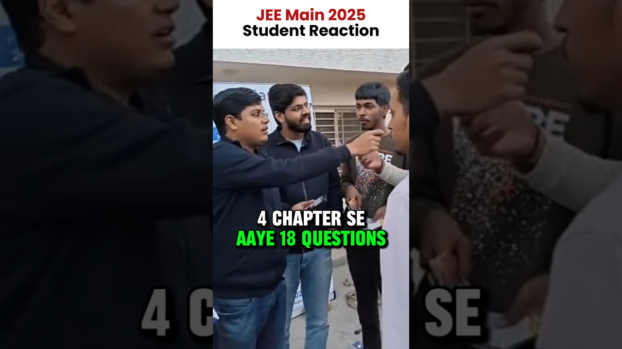 18 Questions from 4 Chapters 😱 NTA Shocks in JEE Mains 2025 Exam 💀 #shorts #esaral #jee #jee2025