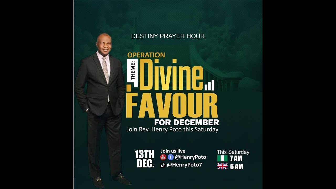OPERATION DIVINE FAVOUR FOR DECEMBER   |   REV. HENRY POTO