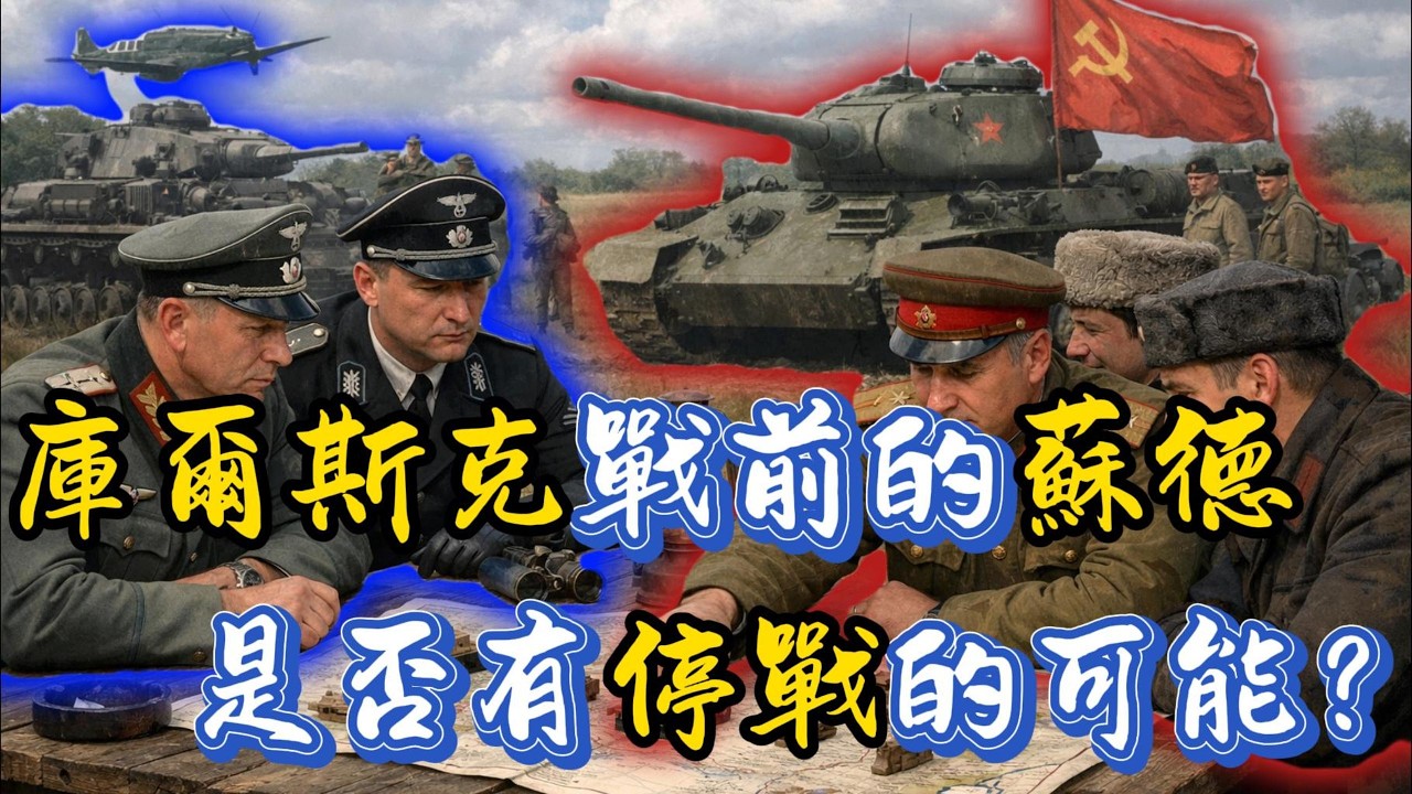 庫爾斯克戰前其實蘇德都有停戰的想法，為何雙方沒有和談？