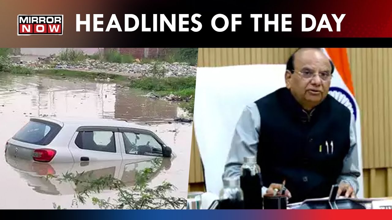 Top News | Monsoon Mayhem Despite No Rain In National Capital | Delhi L-G Chairs Key Meet