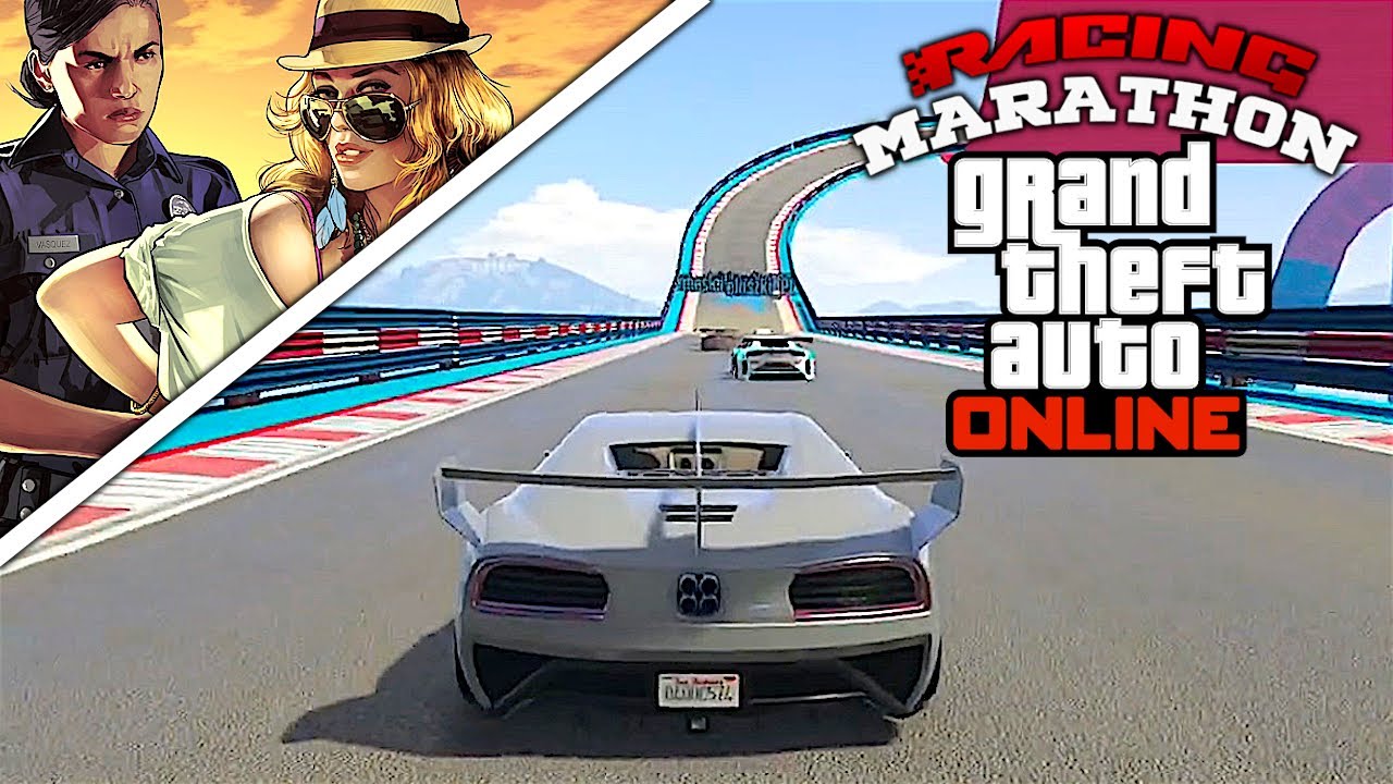 Онлайн-гонки в GTA 5 — это глупо и уморительно! | Гоночный марафон 2020 | KuruHS