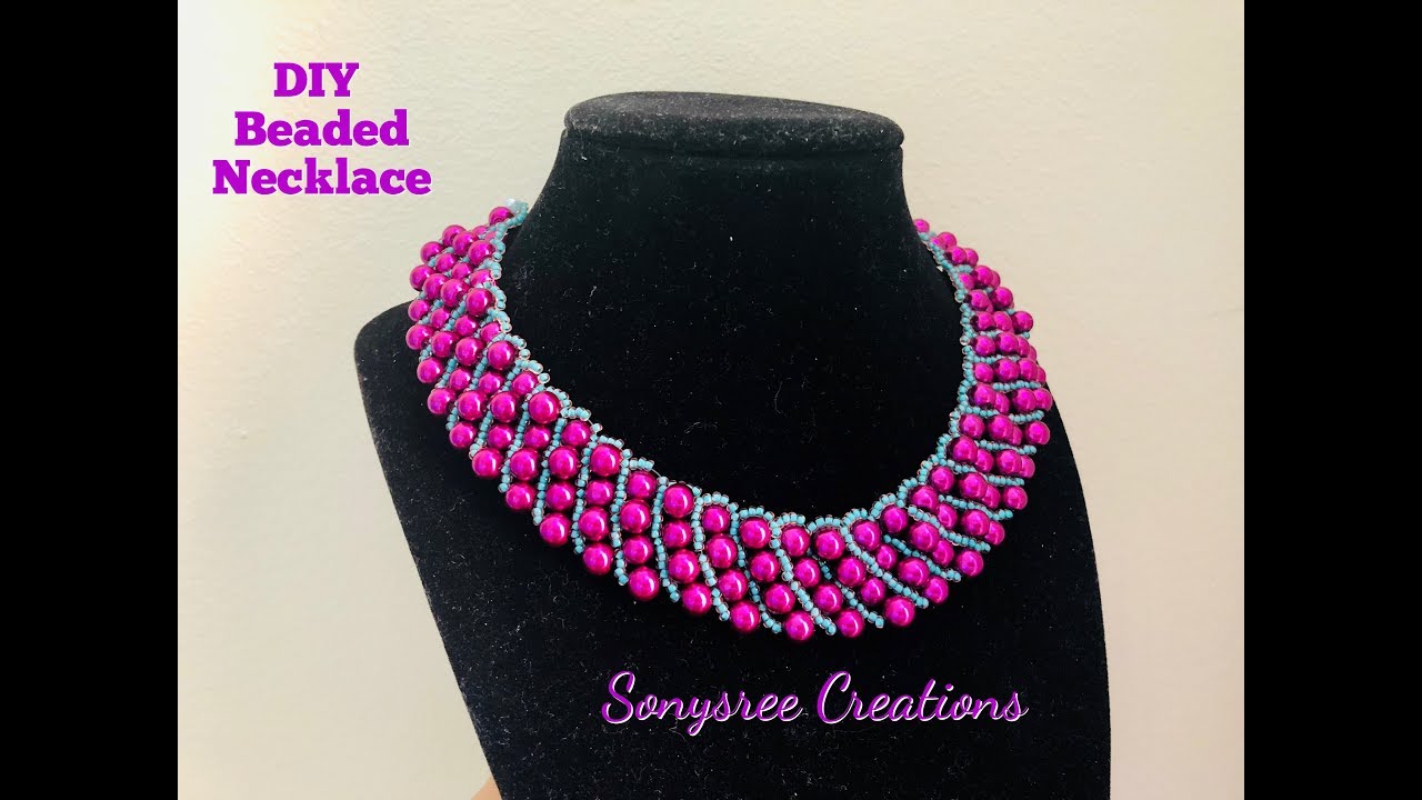 How to make beaded DIY Beaded Necklace 💞