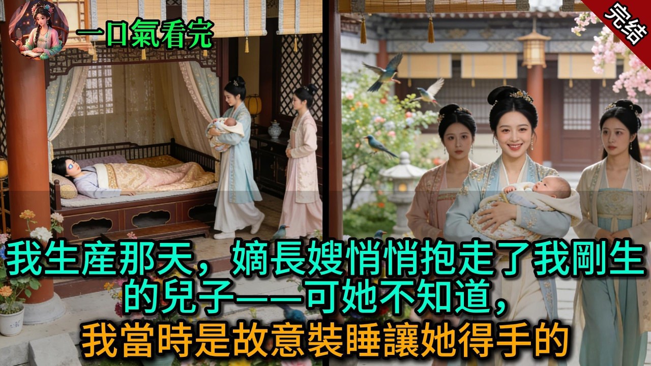 【原創已完結】我生産那天，嫡長嫂悄悄抱走了我剛生的兒子——可她不知道，我當時是故意裝睡讓她得手的