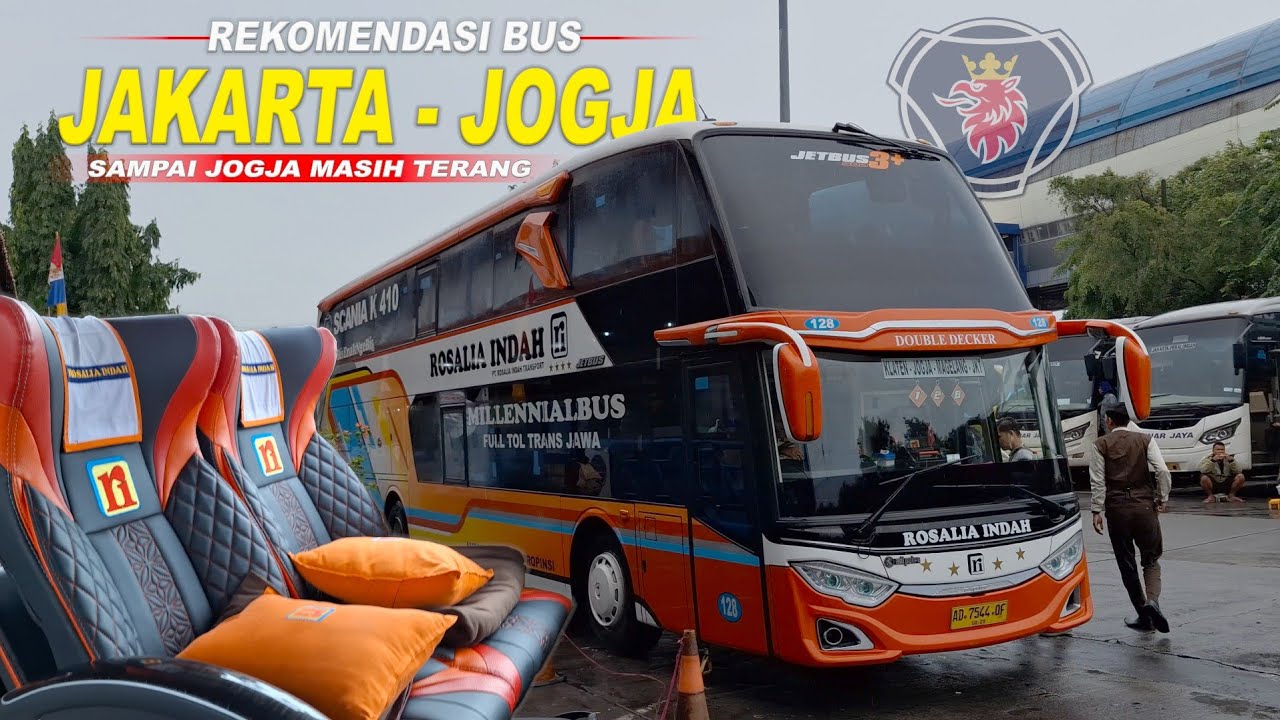 REKOMENDASI BUS ANGKATAN PAGI DARI JAKARTA MENUJU JOGJA 🔥Trip Rosalia Indah DD 128 Part 2
