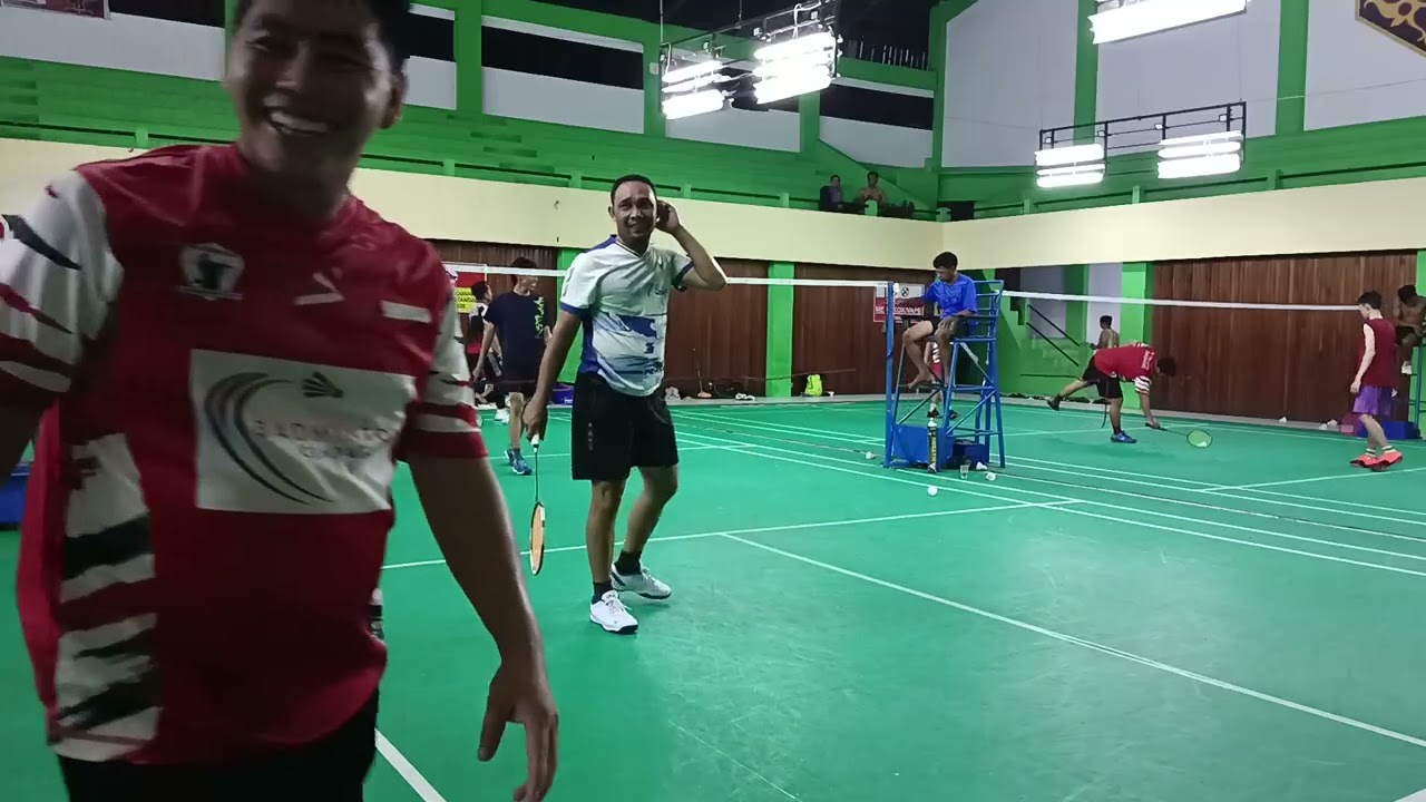 Edy/cs vs jamal/amat persehabatan/sparing p.b ranggan sport vs p.b anr d gor habaring hurung sampit