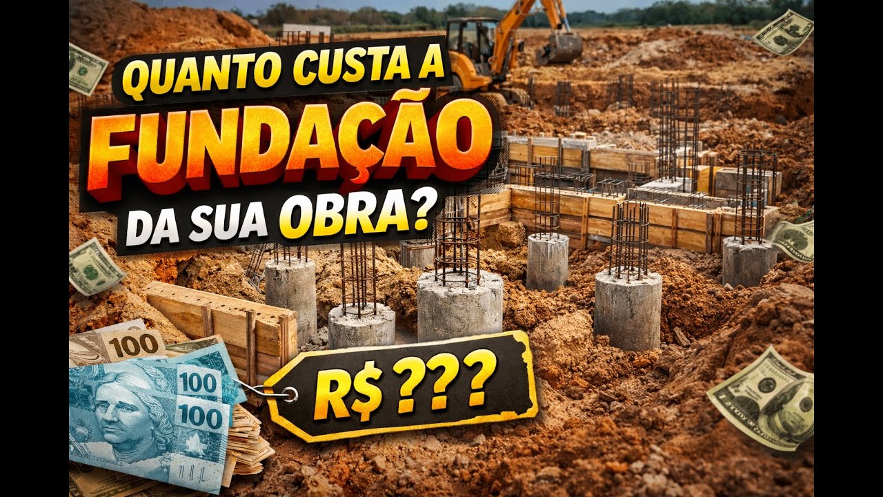 O CUSTO DA FUNDAÇÃO QUE NINGUÉM TE EXPLICA ANTES DE CONSTRUIR