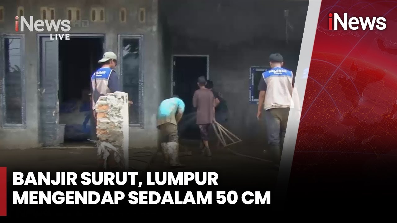 Pascabanjir, Rumah Warga Tergenang Lumpur di Bekasi | iNews Siang | 08/03