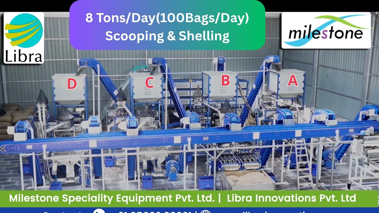 8 Ton Shelling & Scooping System- 2025
