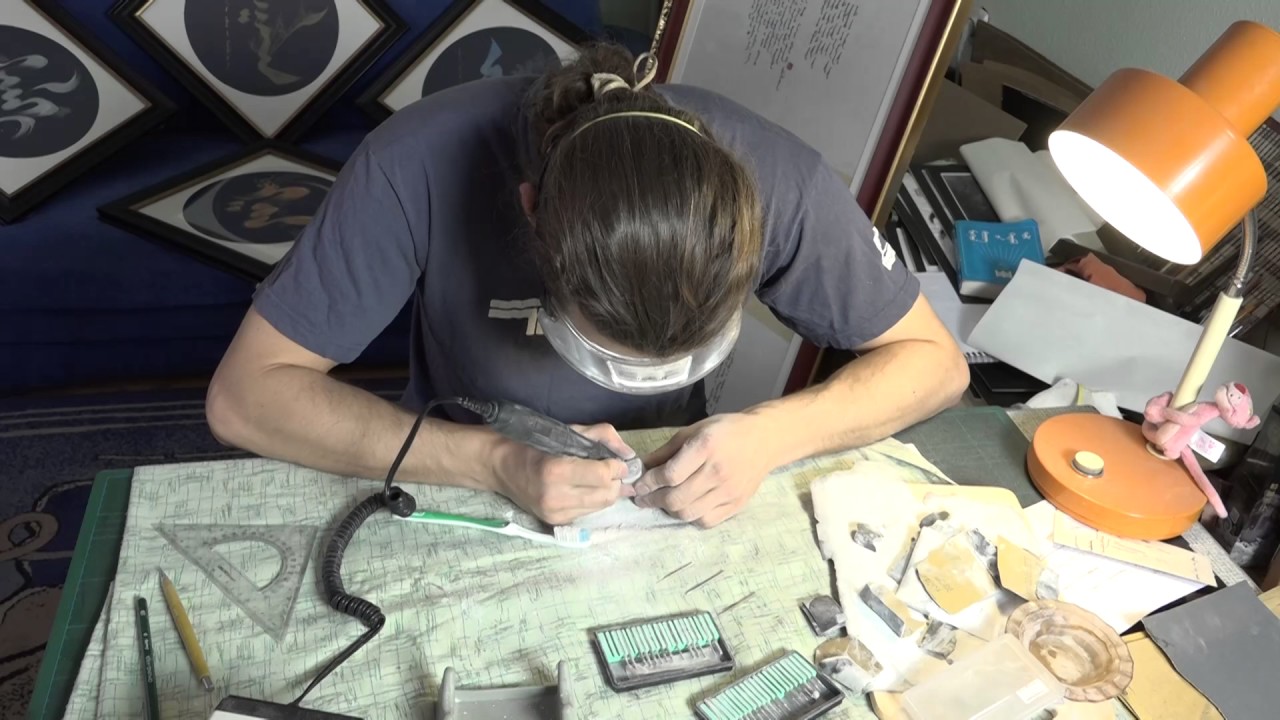 Stone Stamp Making Process