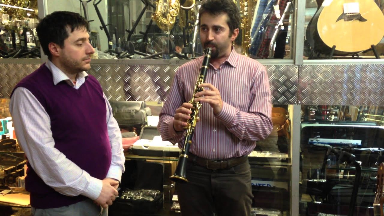 Prova del clarinetto Professionale Buffet Crampon RC Prestige con chiavi dorate usato