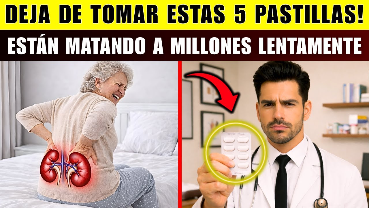Nefrólogo Advierte: Estas 5 Pastillas Están Destruyendo Tus Riñones Sin Que Lo Notes