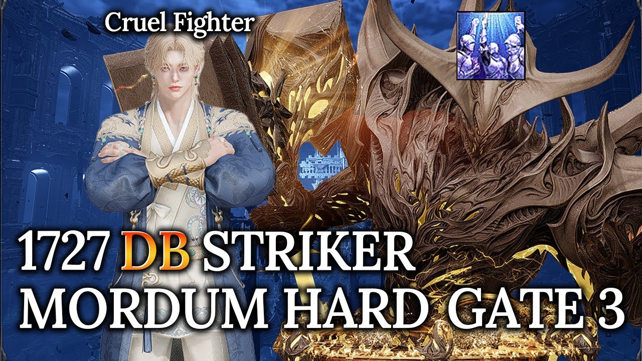 [Lost Ark]1727 Deathblow Striker - Mordum Raid ACT 3 Hard Gate 3