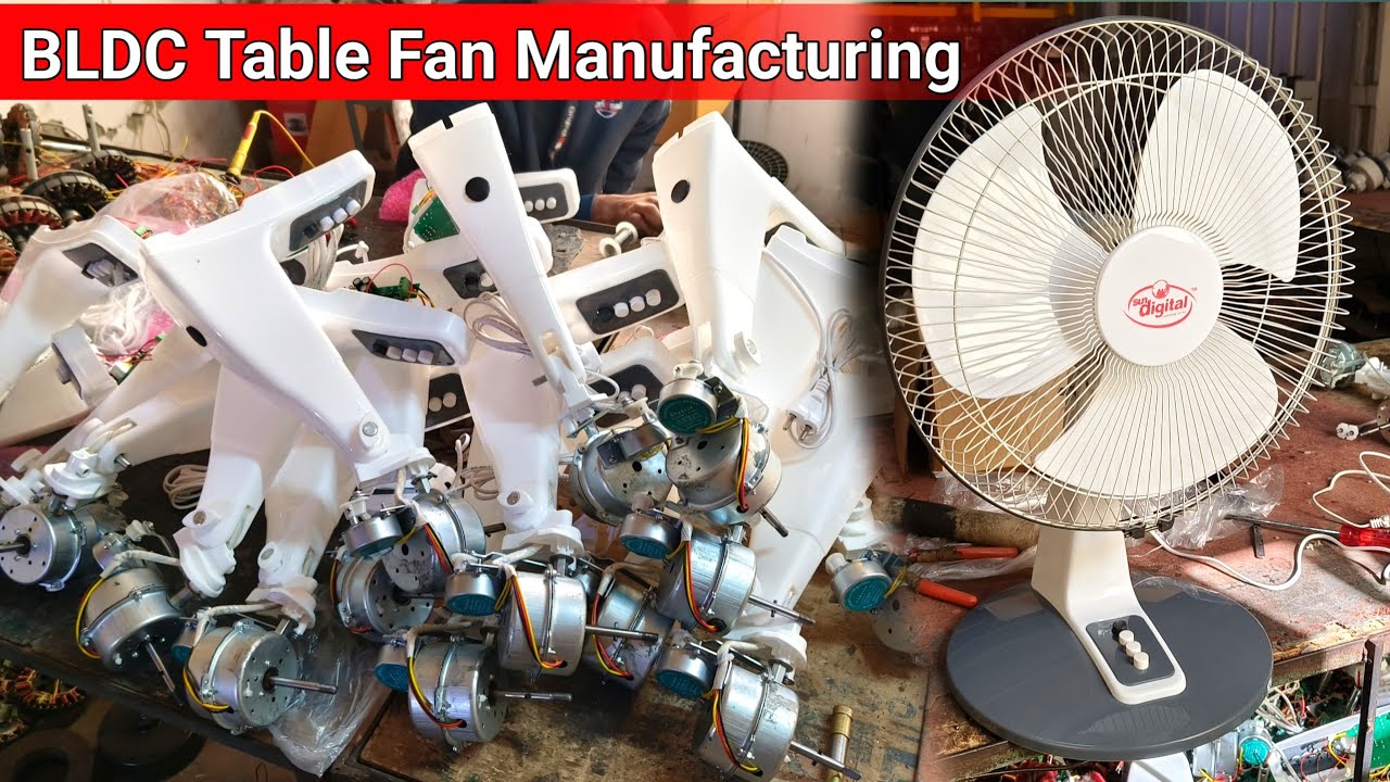 BLDC Table Fan Manufacturing in Factory | BLDC Table Fan wholesale price 