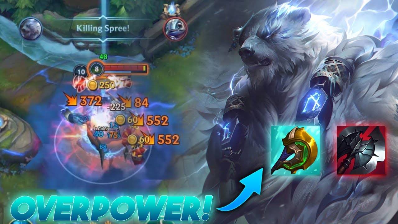 VOLIBEAR IS TOO STRONG!!  | BUILD&RUNE | WILDRIFT