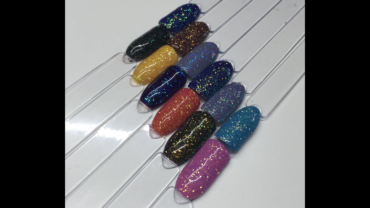Unsual Magpie Glitter Combos with gel polish! | Non-obvious Rockstar Nail Art