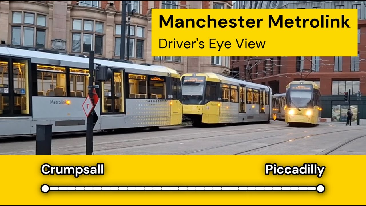 MANCHESTER METROLINK 03B (part route) – Crumpsall to Piccadilly – SOUTHBOUND (2025)