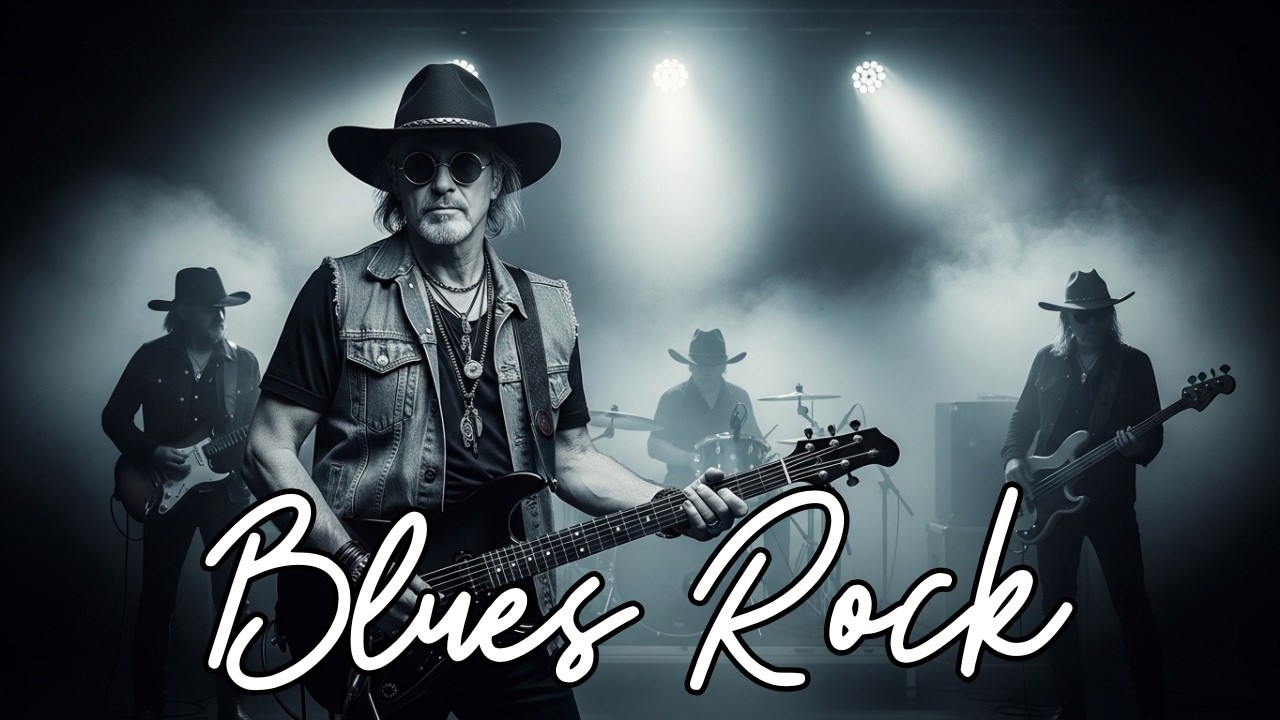 Jimi Hendrix, AC/DC, Deep Purple, Led Zeppelin – Timeless Blues Rock Riffs & Iconic Gritty Voices