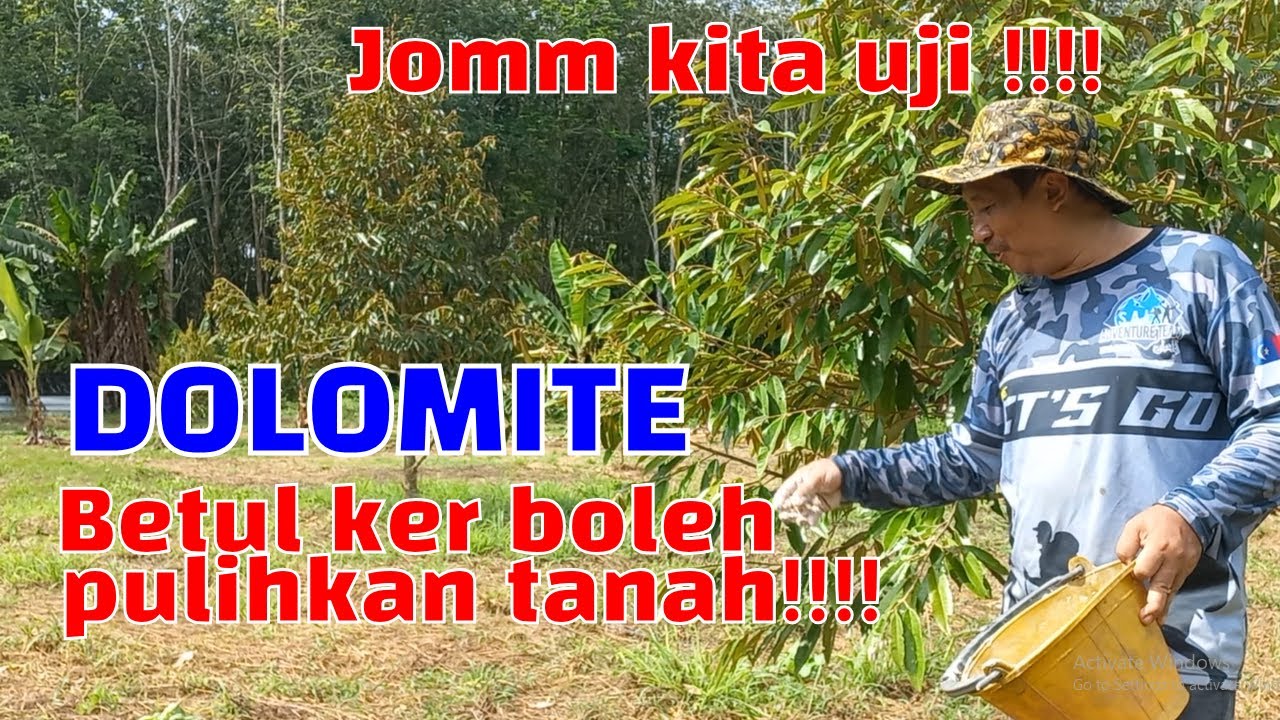 CARA UJI DOLOMITE UNTUK SUBURKAN TANAH | JOM UJI  | EP 65