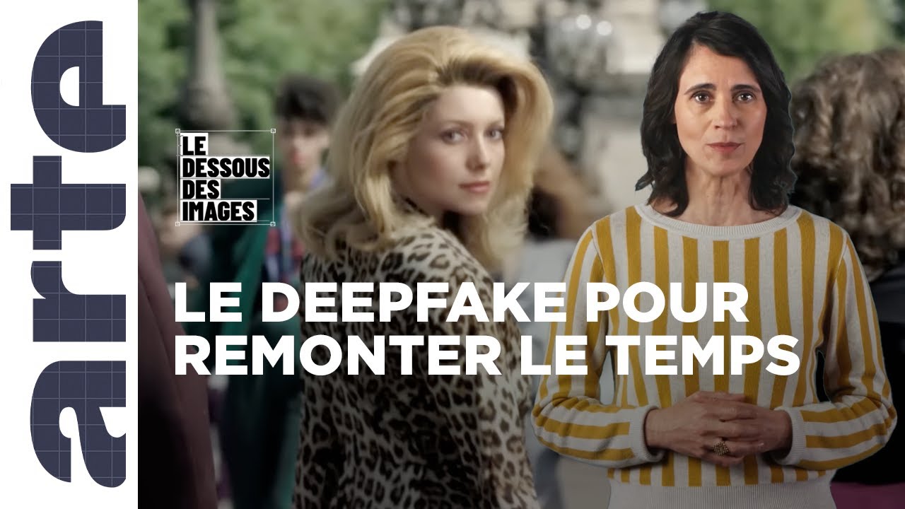 Deepfake : fausse Catherine Deneuve dans vraie pub Cartier - Le Dessous des images - ARTE