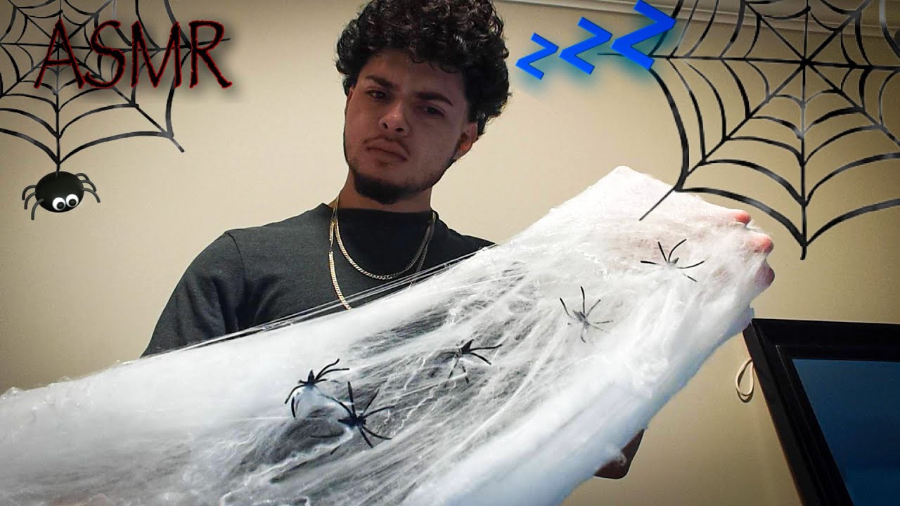 [ASMR] Pulling Spider Webs Off Your Face