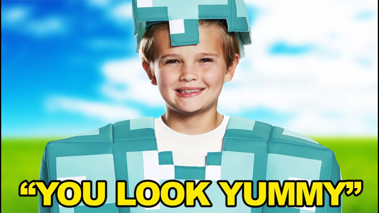 Minecraft Kid BIT ME...