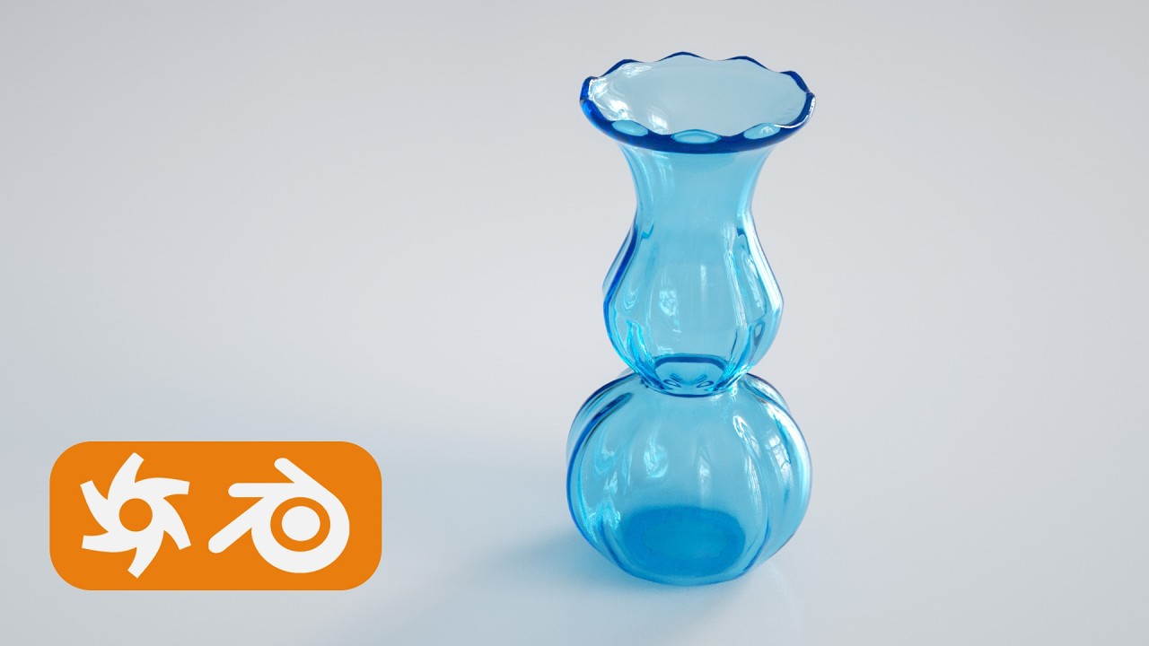 Realistic colored glass | Blender & Octane Tutorial