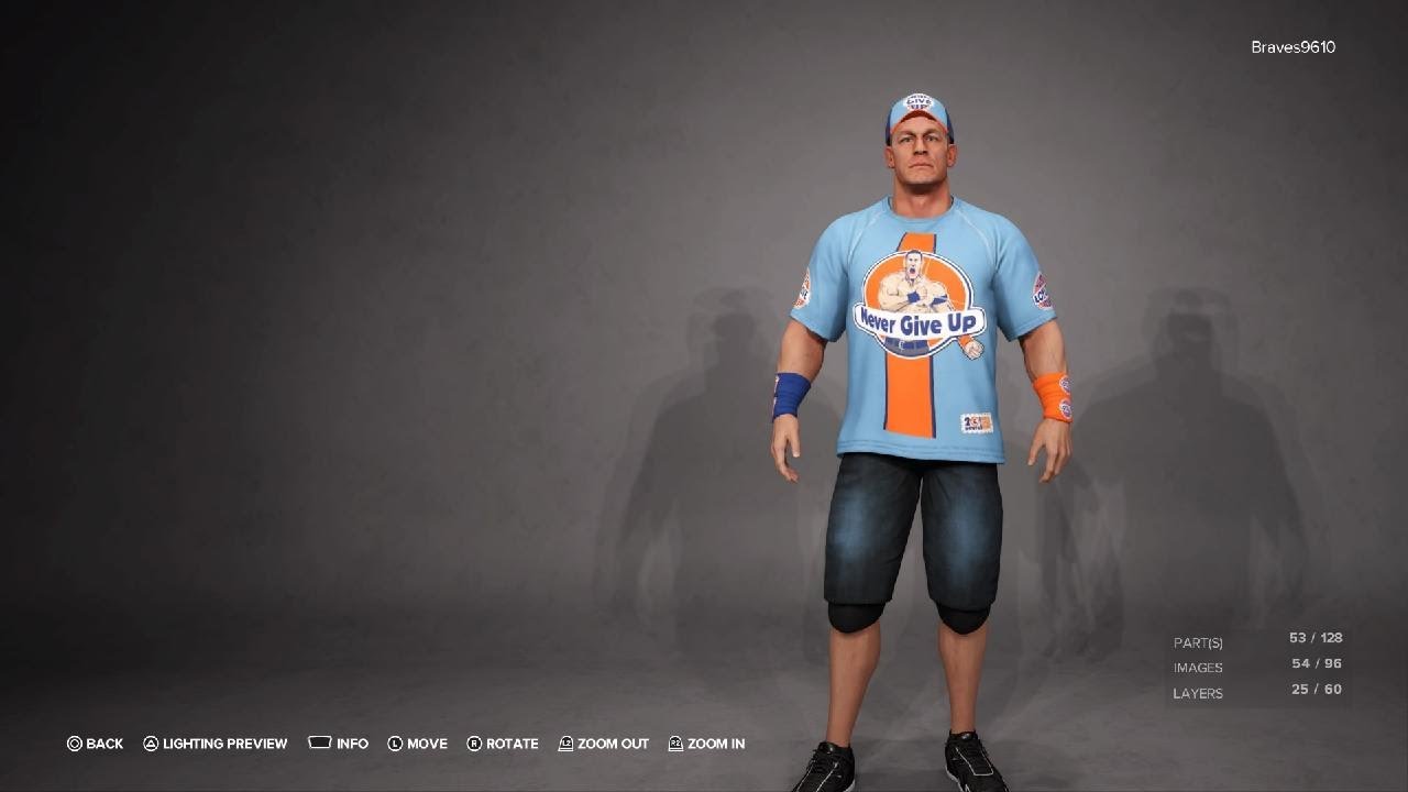 John Cena 2023  WWE Superstar Threads Attire Showcase WWE 2K23