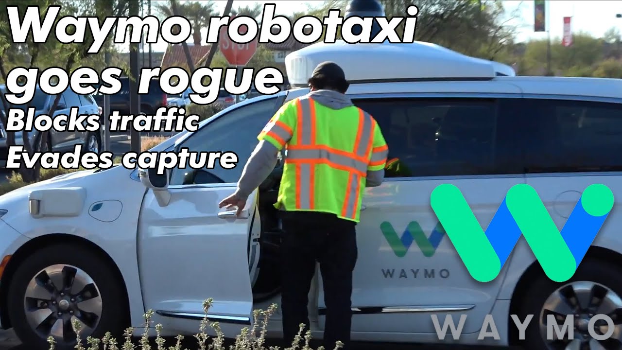 Waymo AI Driverless Car Goes Rogue: Blocks Traffic, Evades Capture | JJRicks Rides With Waymo #54