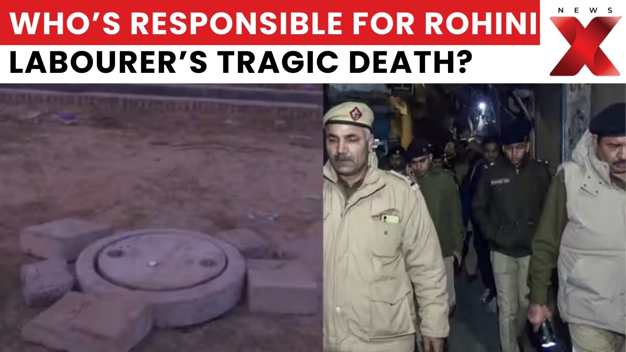 Rohini Drain Tragedy: Birju Kumar Falls Into 14-Foot Open Drain — Death Sparks Outrage! | NewsX