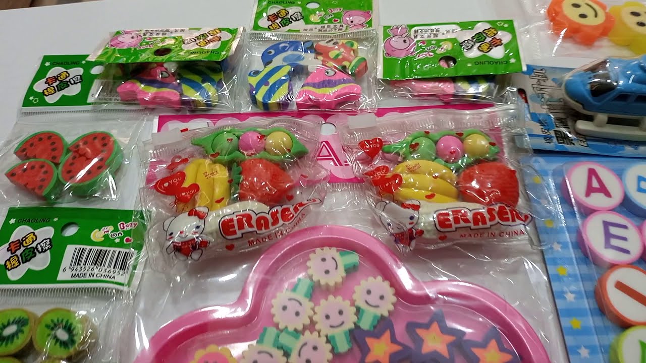 Fruit Eraser Fancy Eraser For Kids availabe @ ismail Books & Stationers Order link is in description