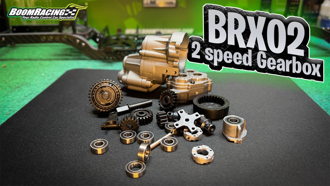 Scale RC Land Rover Defender D110 Two Speed Gearbox for Boom Racing BRX02