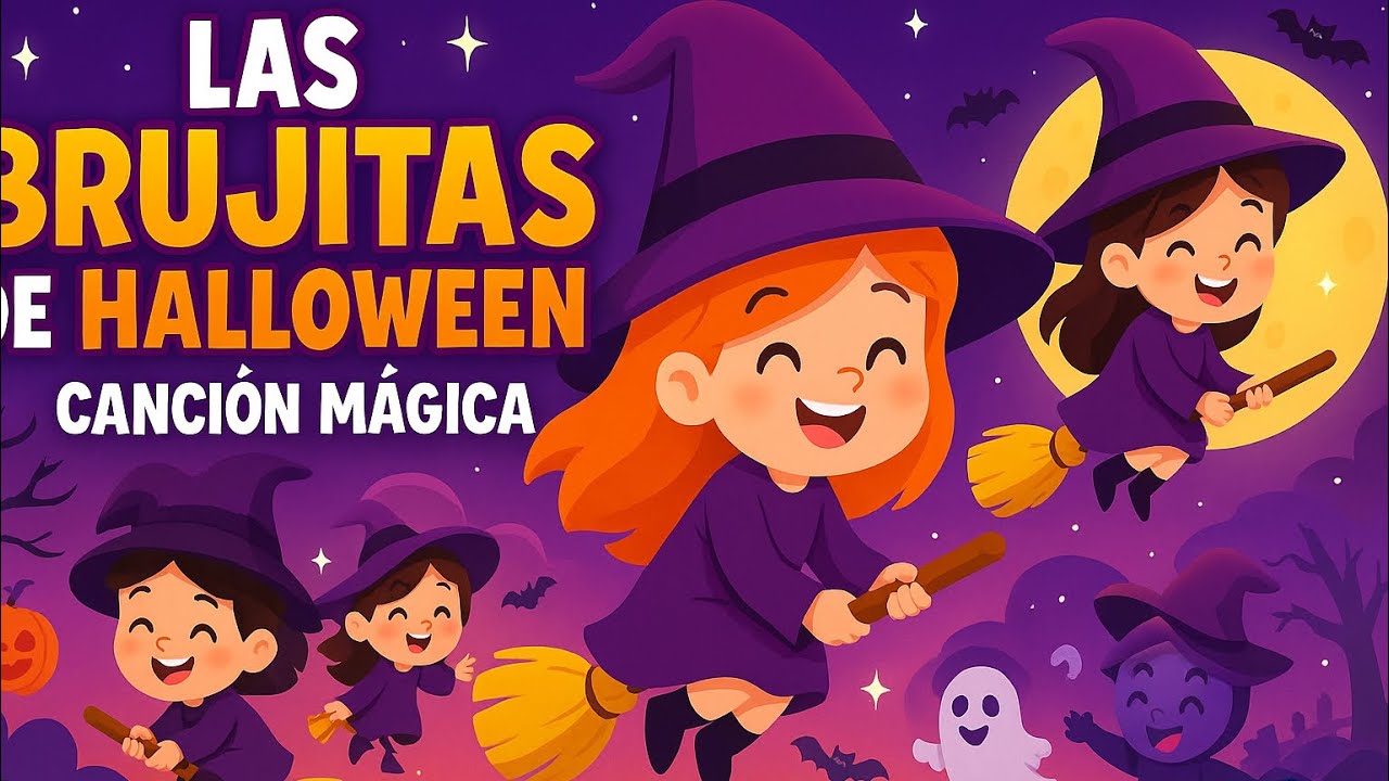 🎃 “Las Brujitas Mágicas” – Canción Infantil de Halloween | Kids Rud
