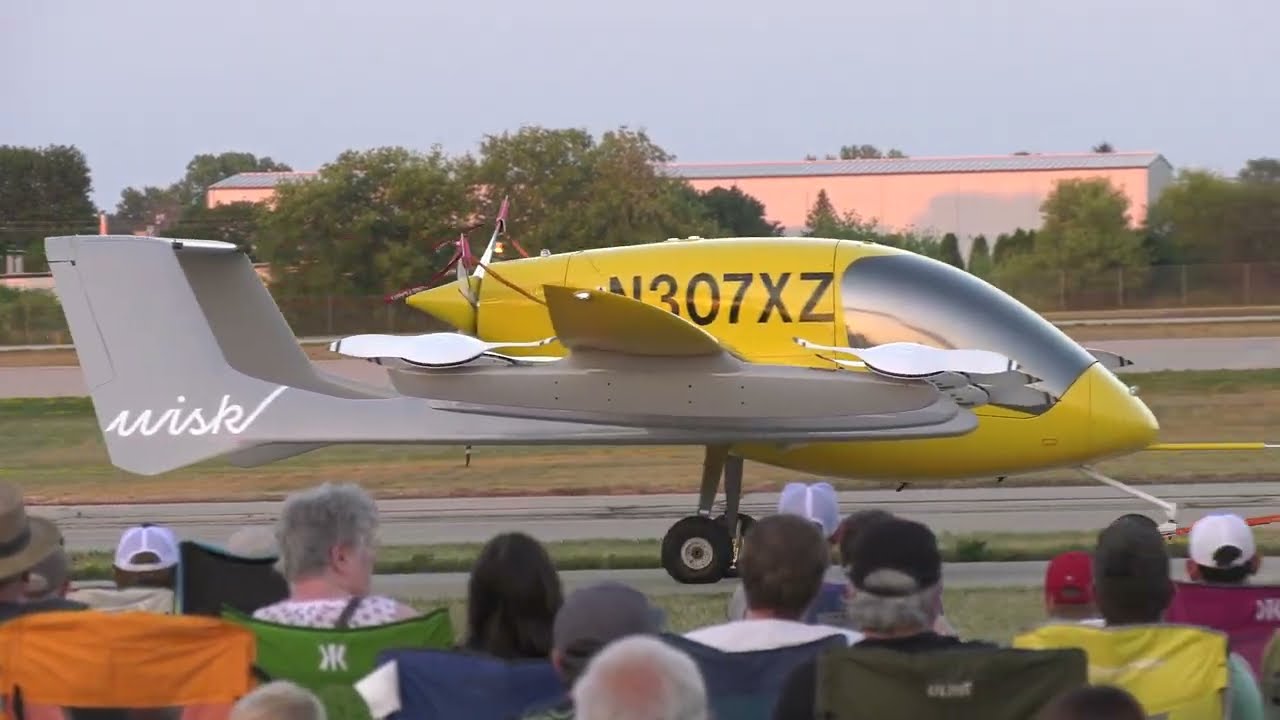 Wisk Air Taxi Flies at EAA Airventure Oshkosh