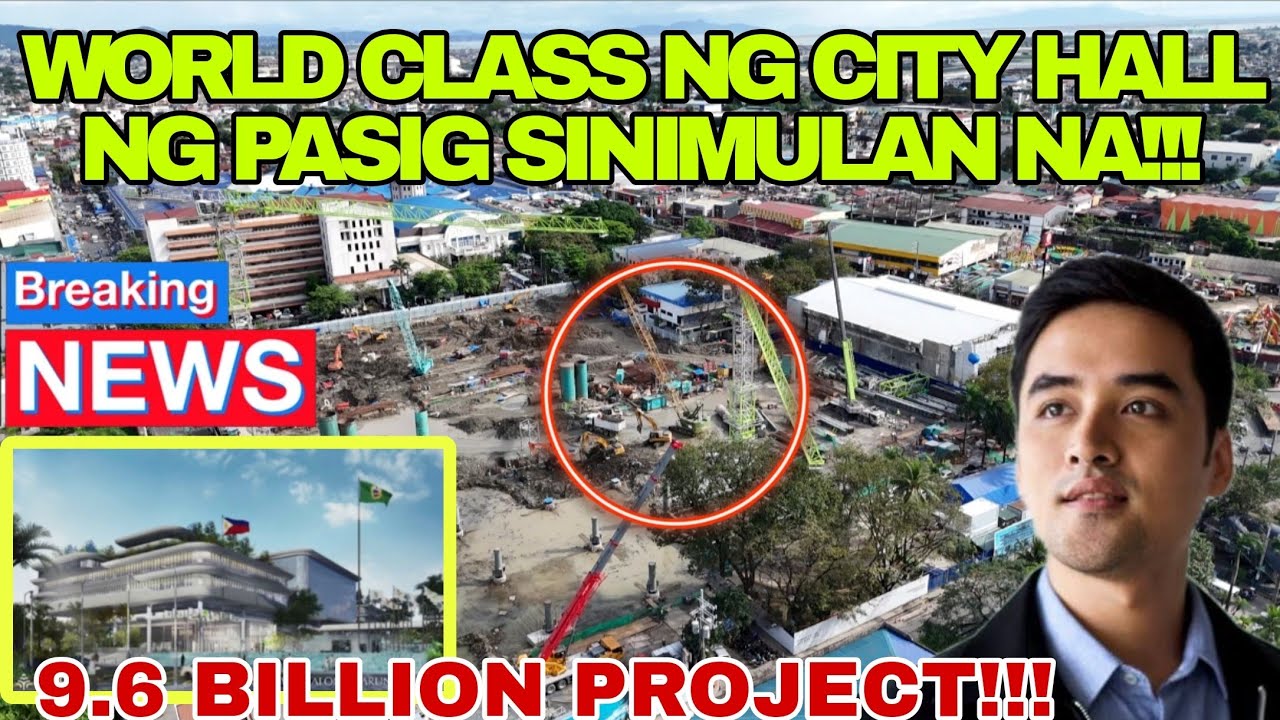 MAYOR VICO SOTTO SINIMULAN NA WORLD CLASS NA CITY HALL NG PASIG 