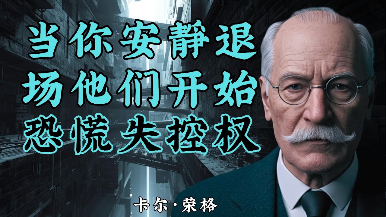 ⚠️ 當你不帶憤怒地退出，你就變得無法被控制 | 卡尔·荣格