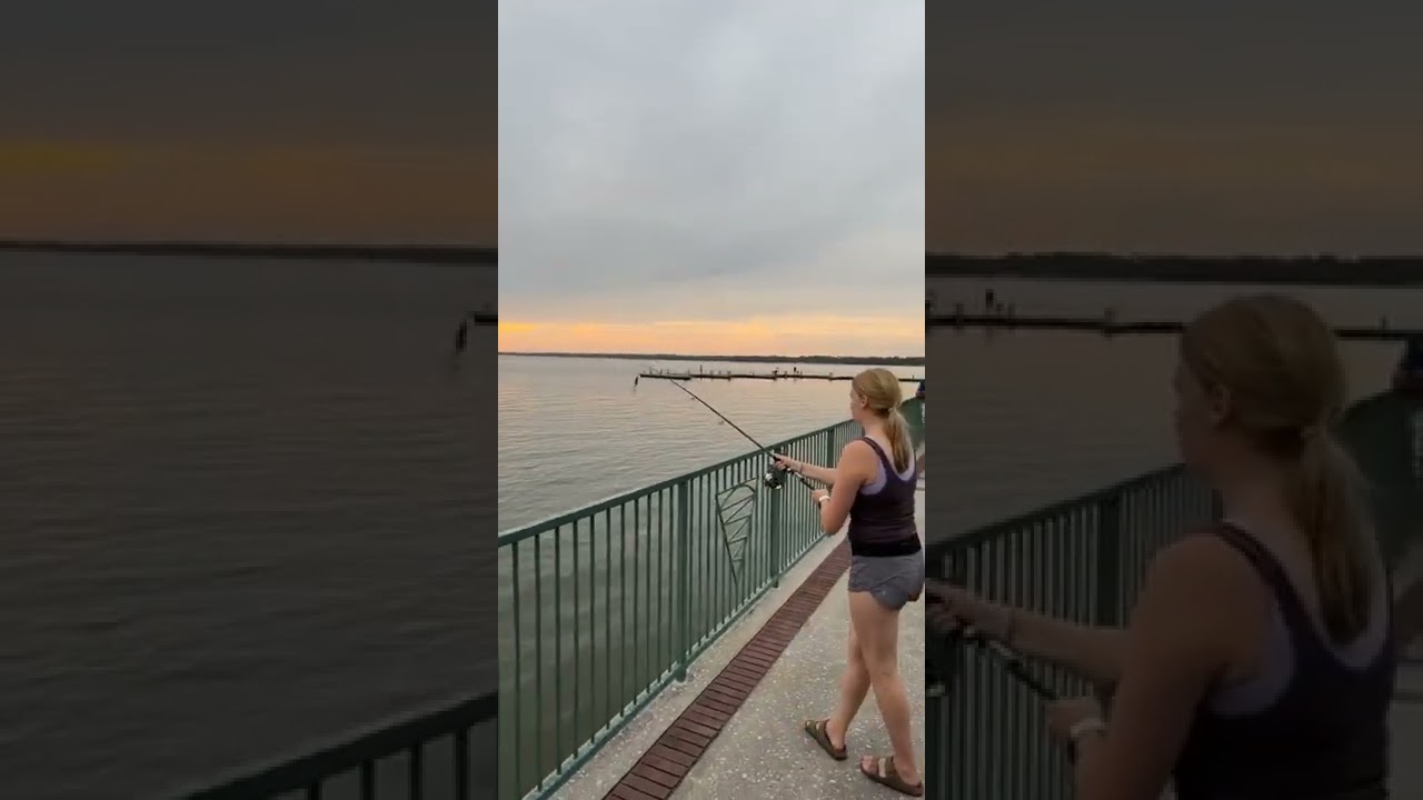 Girl Accidentally Throws Entire Fishing Rod Into Water
