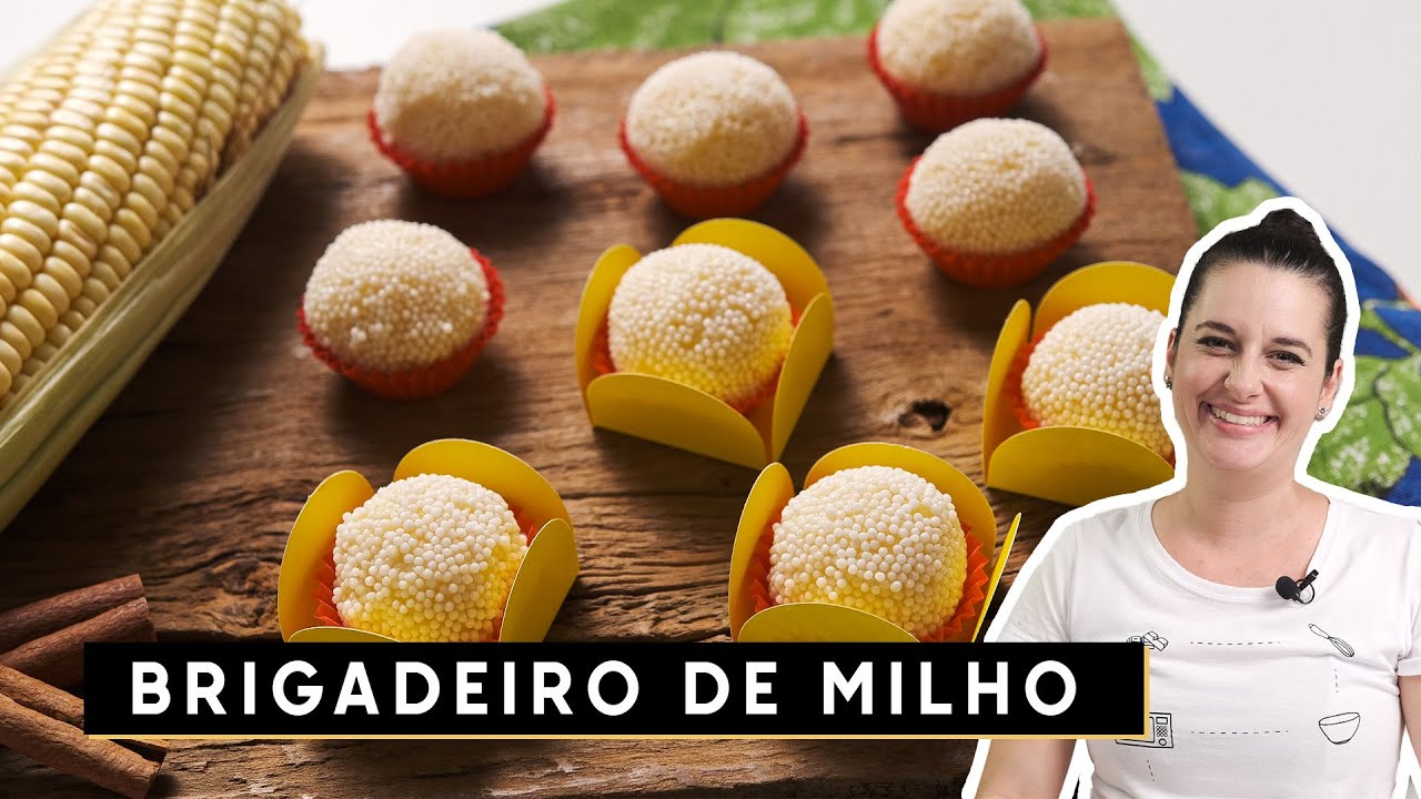 BRIGADEIRO DE MILHO. PODE ACREDITAR QUE FICA MARAVILHOSO